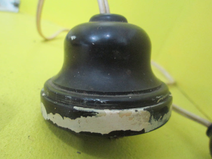 Brown Bakelite Pendant Ceiling Fitting with Lamp Holder 65D x 50H/30D x 50H