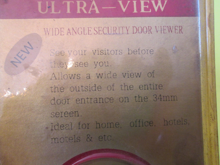 Ultra-View Wide Angle Security Door Viewer 50D x 80-34H