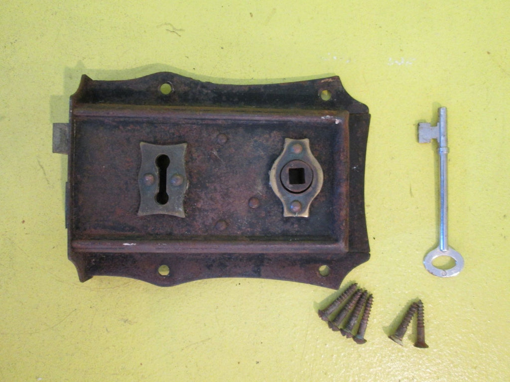 1900's Victorian Rim Lock 155L x 120W x 40H