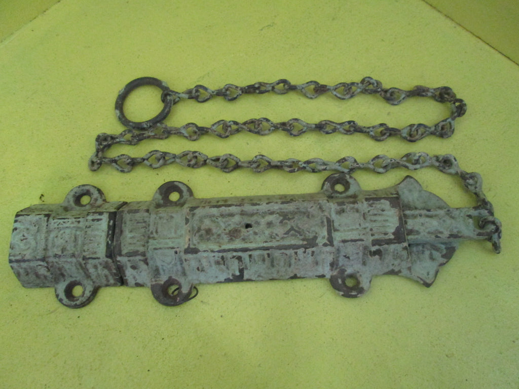 Victorian Surface Slide Bolt with pull Chain