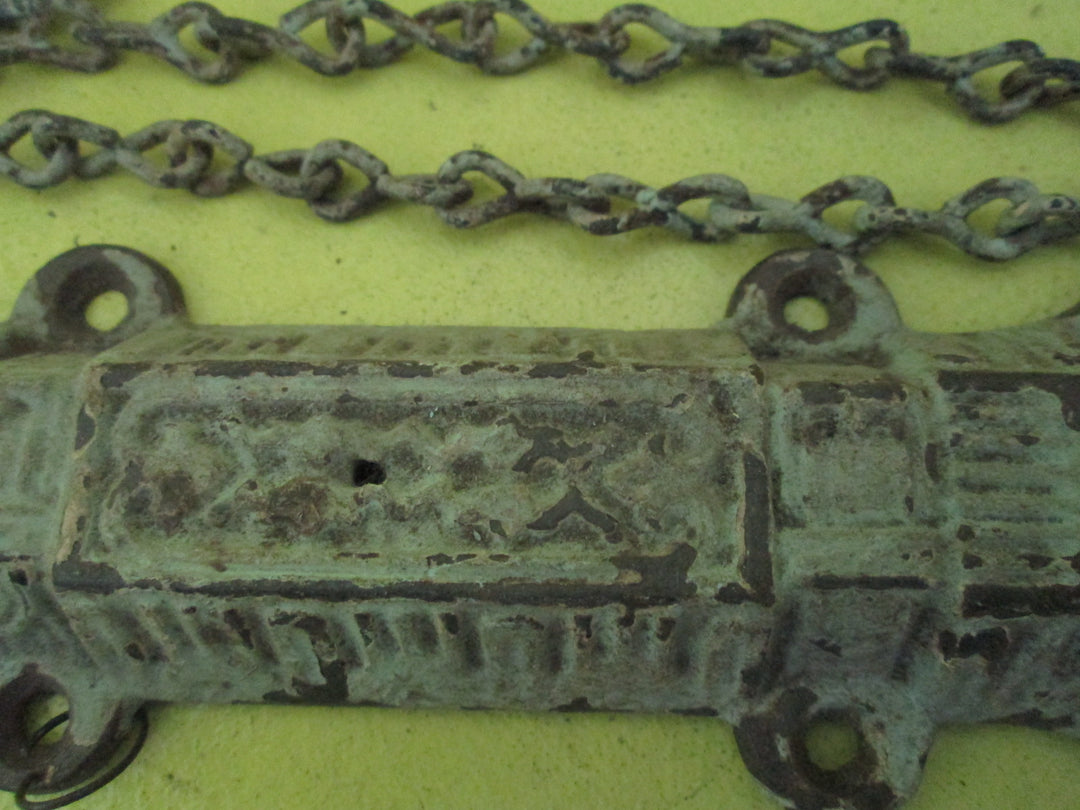 Victorian Surface Slide Bolt with pull Chain
