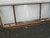 Narrrow White/Brown 3 Lite Window 3050-2440L x 920H x 140D
