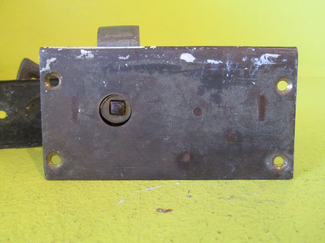 Antique Pull Handle with Rim Lock (120Lx32)