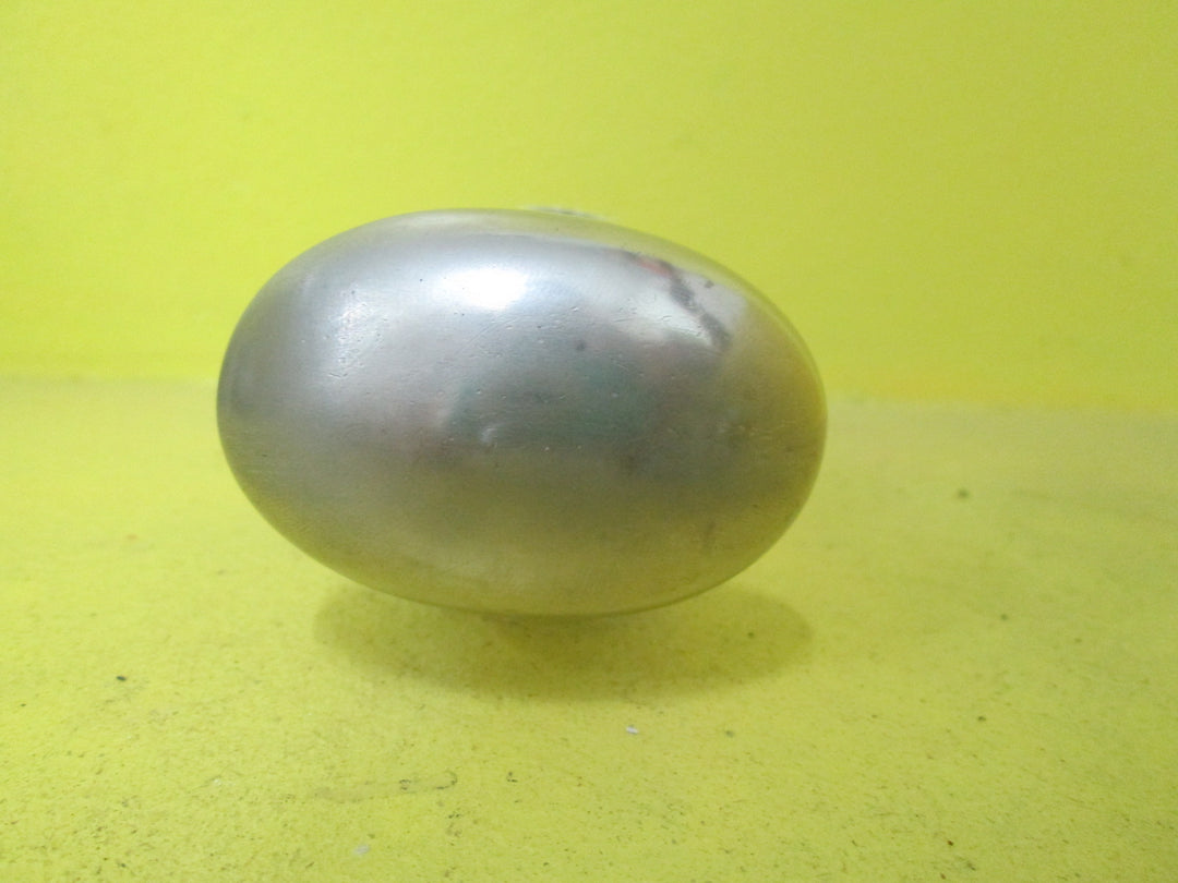 Vintage Chrome Oval Knob Handle with Circular Plate Knob 65L x 40W/Plate 60D