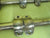 Brass French Door Slide Bolts with Securing Clasps 200L x 20-40W/Knob 30D x 30H