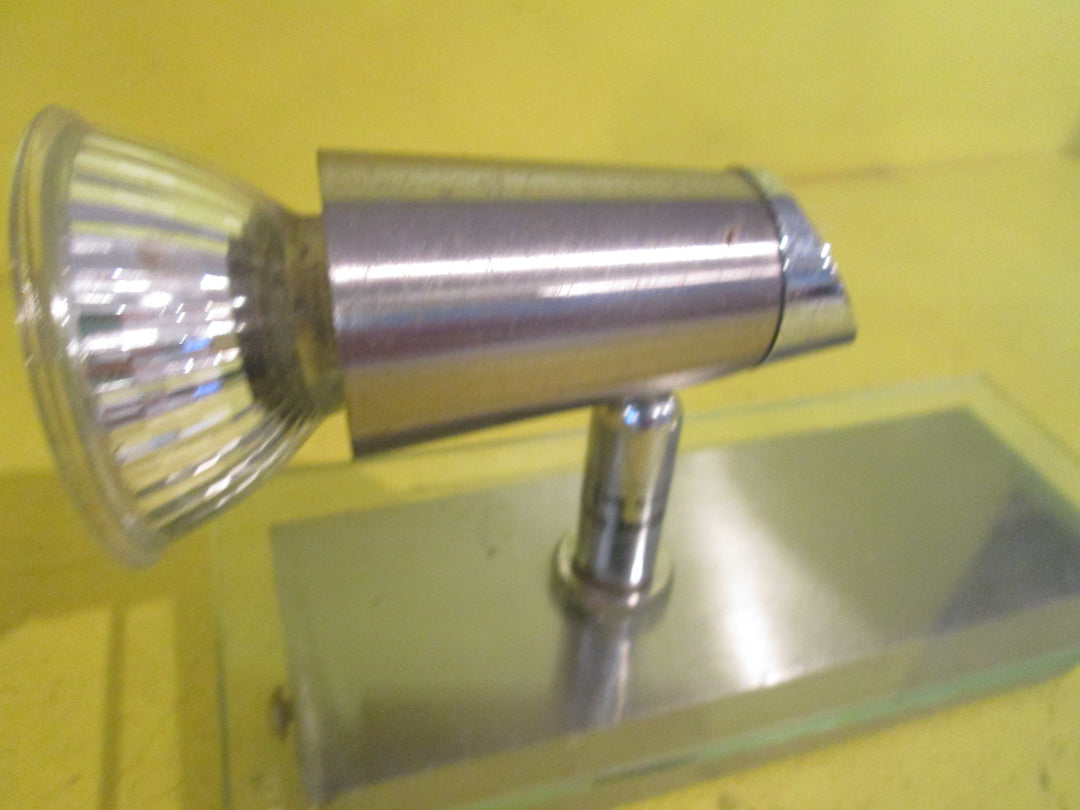 Single Stainless Steel & Glass Downlight with on/off Switch 165L x 70W/95L x 45W
