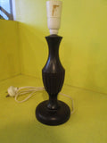 Dark Stain Vase Lamp Stand 110D x 220H