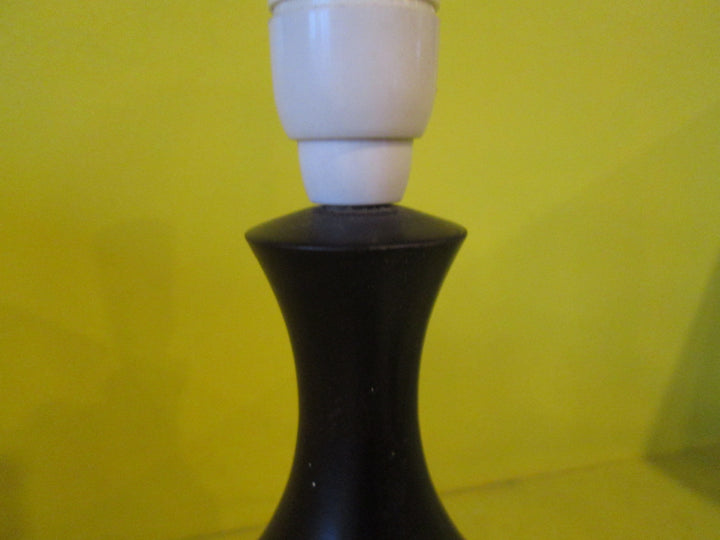Dark Stain Vase Lamp Stand 110D x 220H