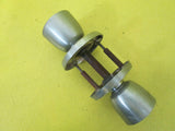 Brush Steel Thumb Turn and Key Entry Door Knob 48D x 55H