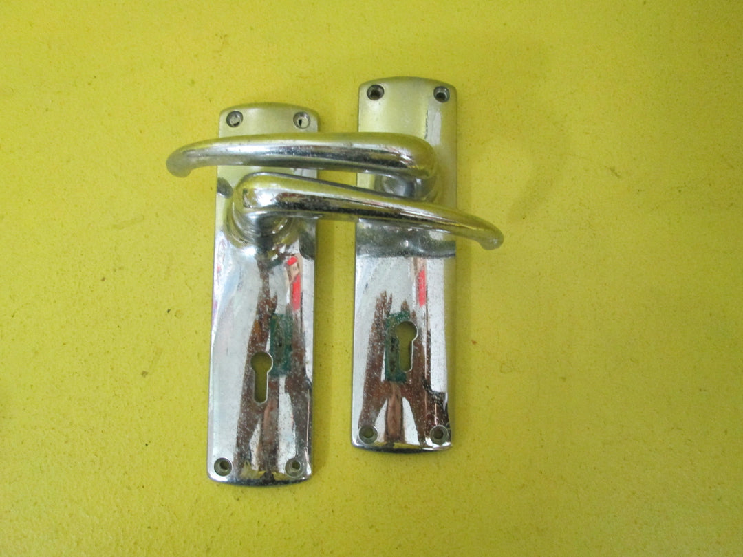 Legge 397 Long Plate Lever Door Handle 152Lx 40W/Lever 105L x 58H