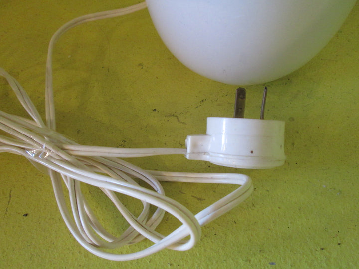 Oval White Ceramic Lamp Stand 210H x 130Dapprox