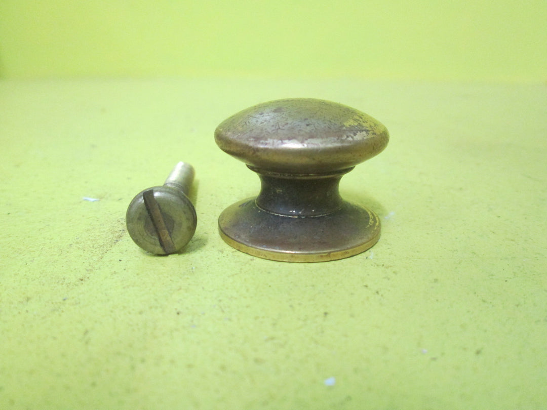 Solid Brass Round Cabinet/Draw Knob 32D x 25H
