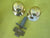 Brass Effect knob with Snib Lock Knob 50D x 55H/Plate 65D