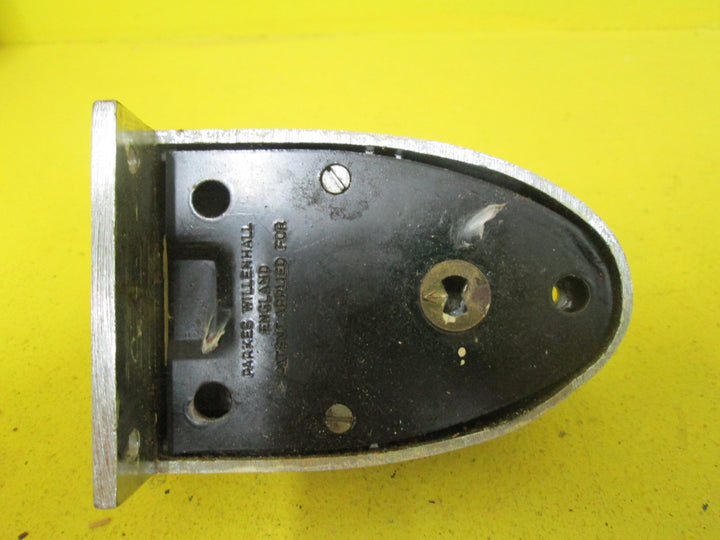Art Nouveau Front Door Lock Set Plate 190L-50L x 45W-40W/Lever 115L x 45W