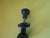 Round Black Bakelite Knob Handle with Rose 60D x 65H /65D Rose