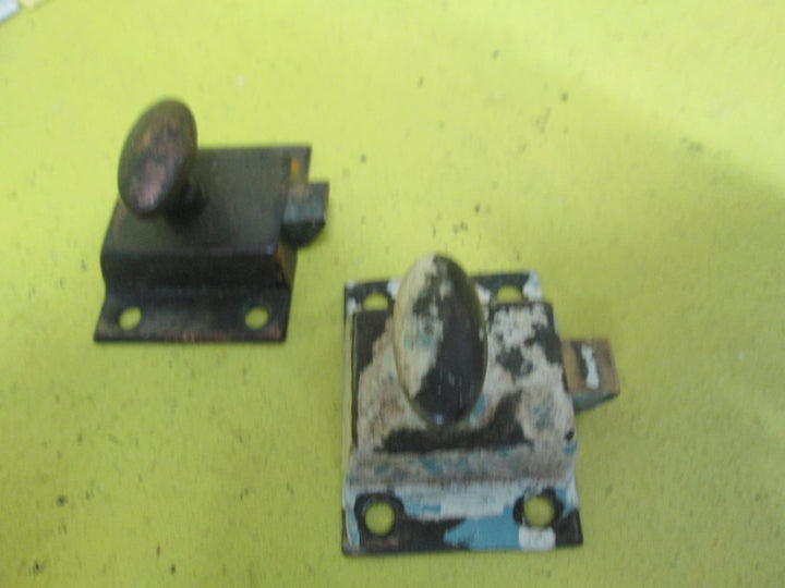 Antique Copper 1950;s Cabinet Latch & Keep 60W x 55L x 40H
