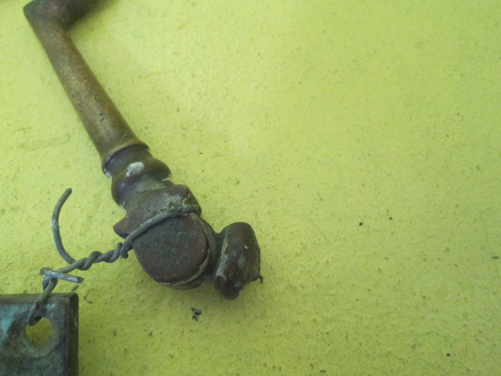 Antique Brass Hook with Fastener - Hook 130L x 50W/Plate40SQ