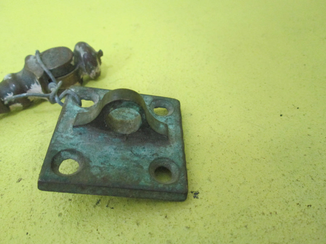 Antique Brass Hook with Fastener - Hook 130L x 50W/Plate40SQ