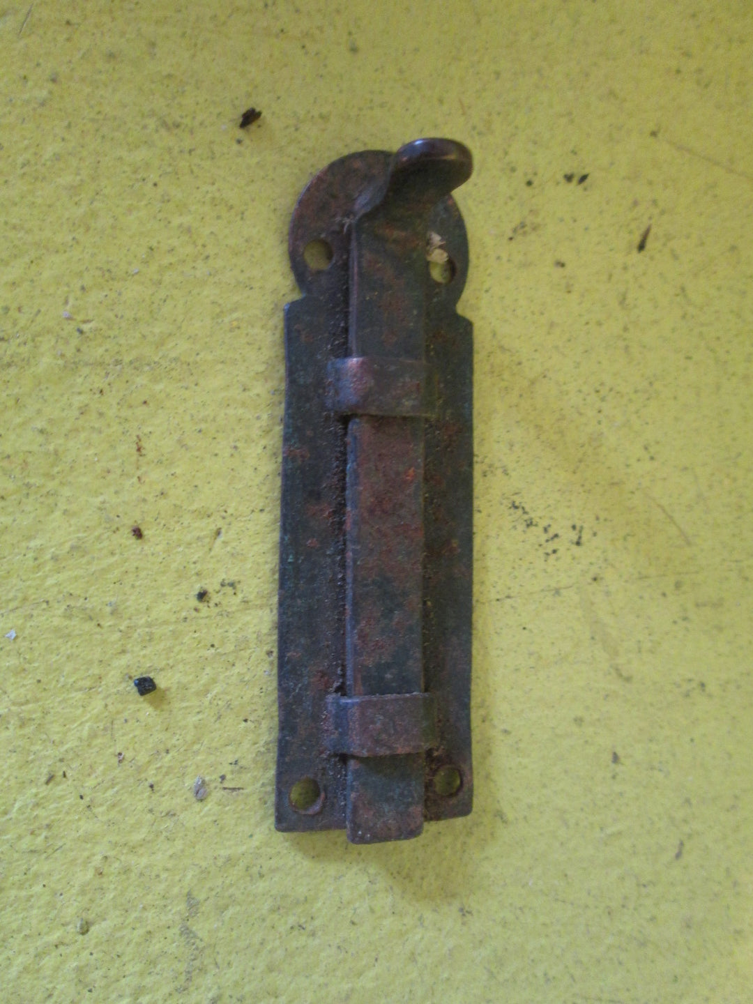 Slimline Slide Bolt - Brass & Antique Copper 50-65L x 15-16W