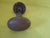 Solid Brass Oval Knob with one Rose/Square Plate 65-45W x 60H