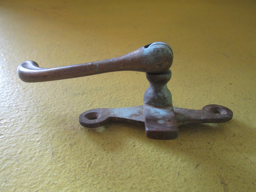 Art Nouveau Curvy Window Latch 82L x 22W/Lever 86L x 41H