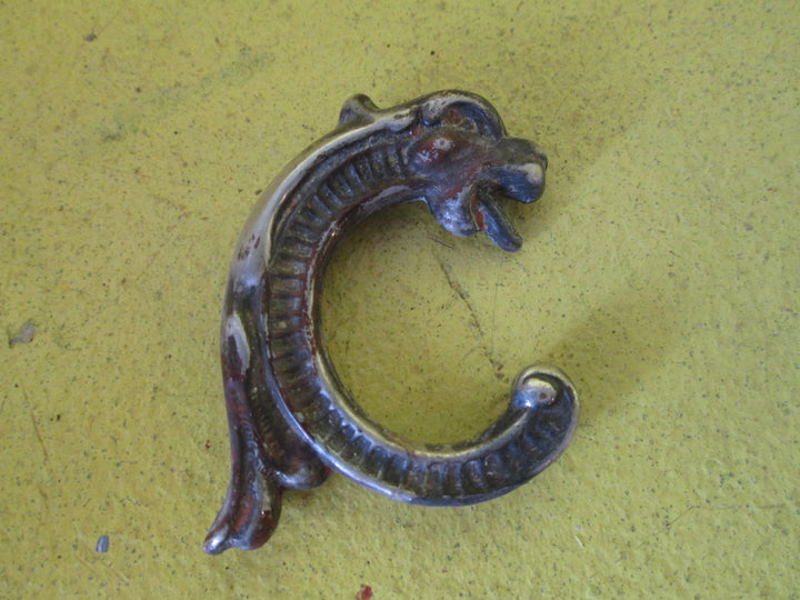 Silver Coated Dragon Handle 47H x 40D