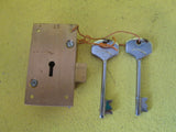 Braw Draw/Cabinet lock-Parke 6 Lever with key