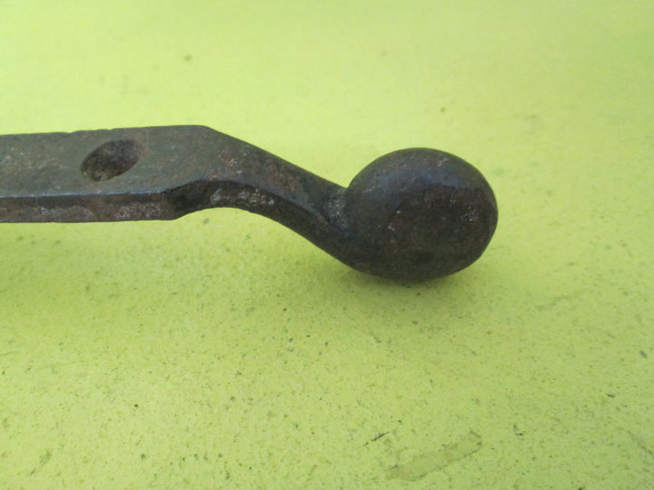 Victorian Cast Iron Solid Circular End Window Stay 335L x 15W