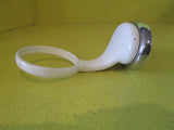 White Enamel Glass Holder for Bathroom 125L x 70D x 72W