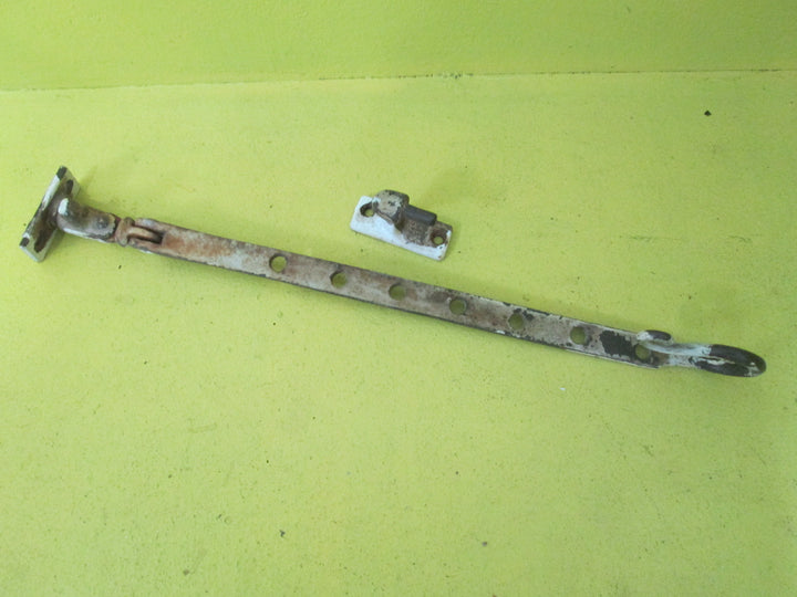 Victorian Iron Rat Tail Casement Stay Complete 340L x 16W