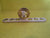 Toothbrush Holder Almond Ivory & Brass 140L x 30D x 40H/150L x 25D x 25H