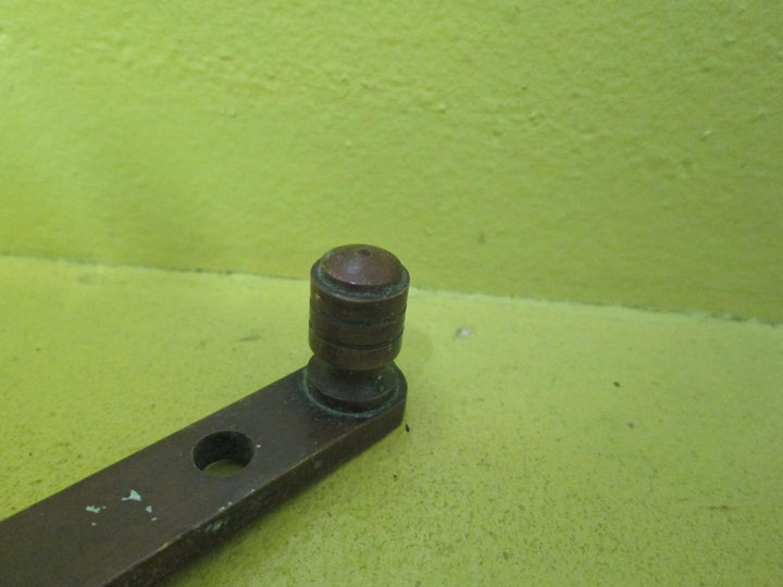 Rectangle Plate Ribbed End Casement Stay 380-365-305L x 12W