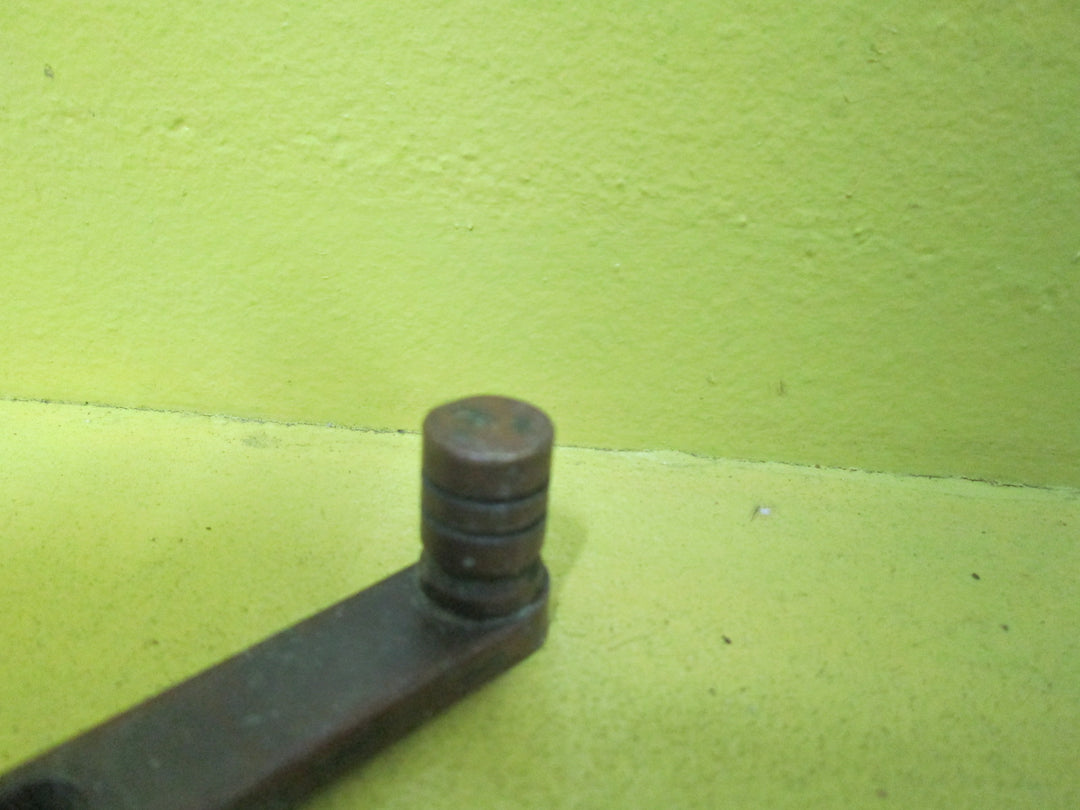Rectangle Plate Ribbed End Casement Stay 380-365-305L x 12W