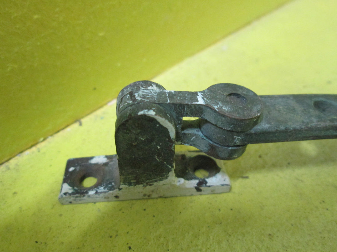 Rectangle Plate Ribbed End Casement Stay 380-365-305L x 12W