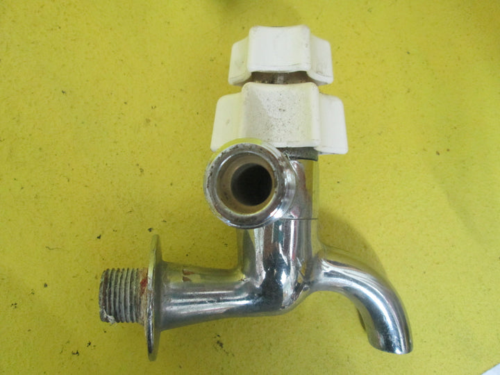 Double Laundry Taps with Side Mounting Hoses 125L x 105W x 15D