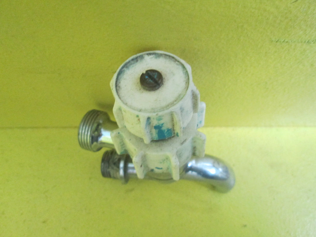 Double Laundry Taps with Side Mounting Hoses 125L x 105W x 15D