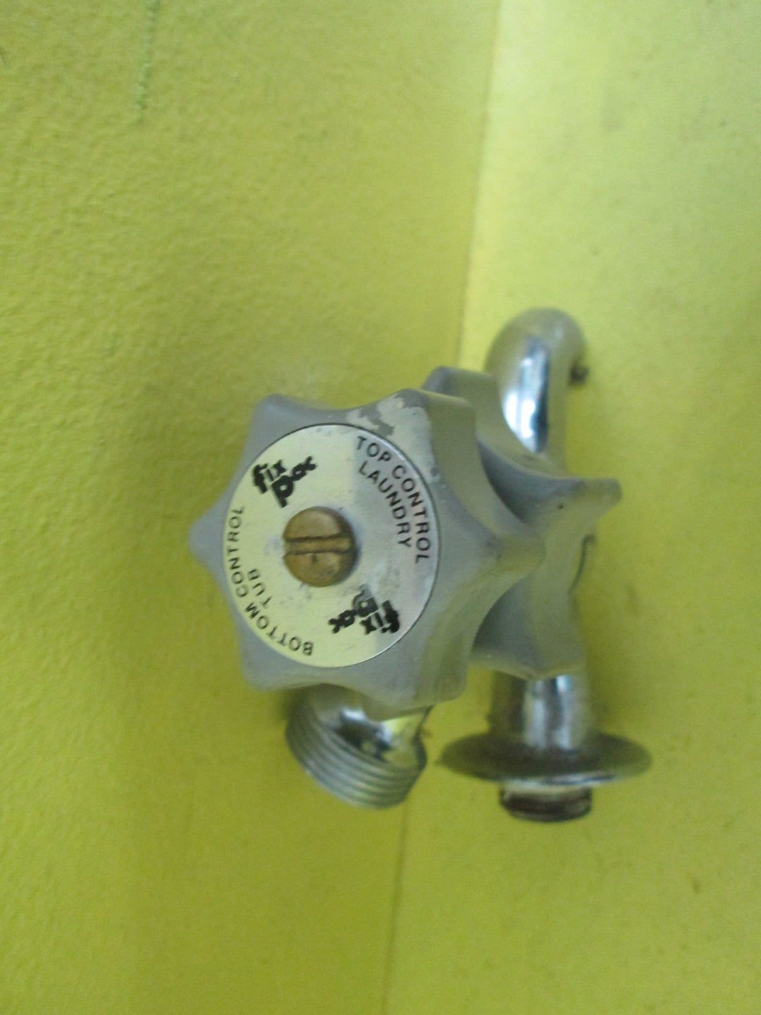 Double Laundry Taps with Side Mounting Hoses 125L x 105W x 15D