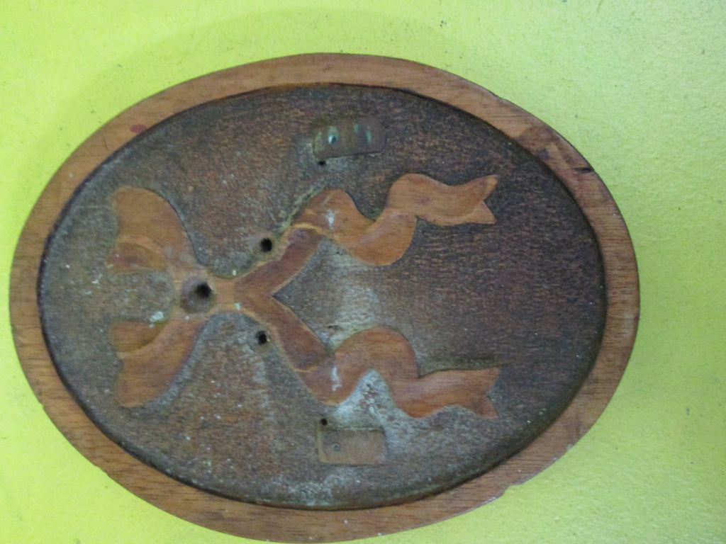 Wooden Plaque with Bow 210L x 65W x 19H