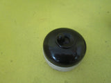 Brown Bakelite Dome Toddle Switch with Porcelain Base 58D x 33H