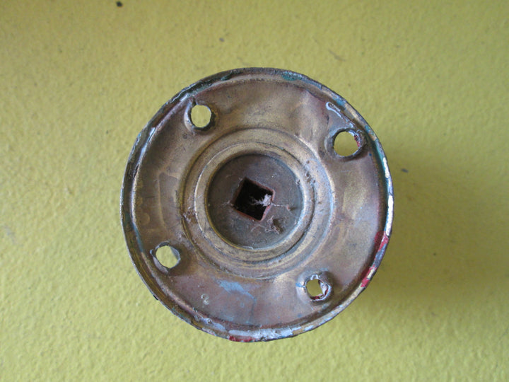 Vintage Black porcelain Door Knob 55Dai x 50H