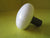 Vintage White Porcelain Knob Handle with Brass 55Dai x 55H