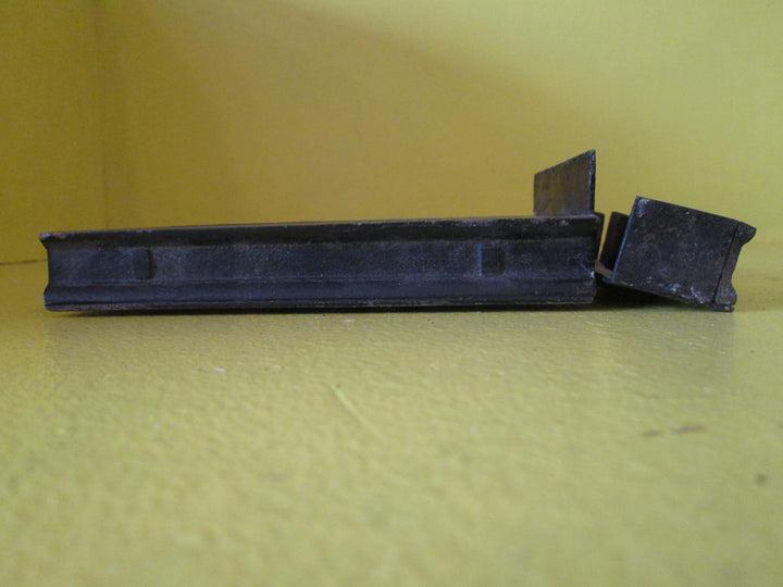 Vintage H & T Vaughan & Willenhall Heavy Rim Lock with Keep 115L x 110W x 23D