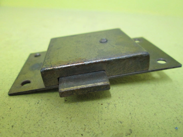 Antique Brass Cabinet/Draw Lock 42L x 75W x 8D