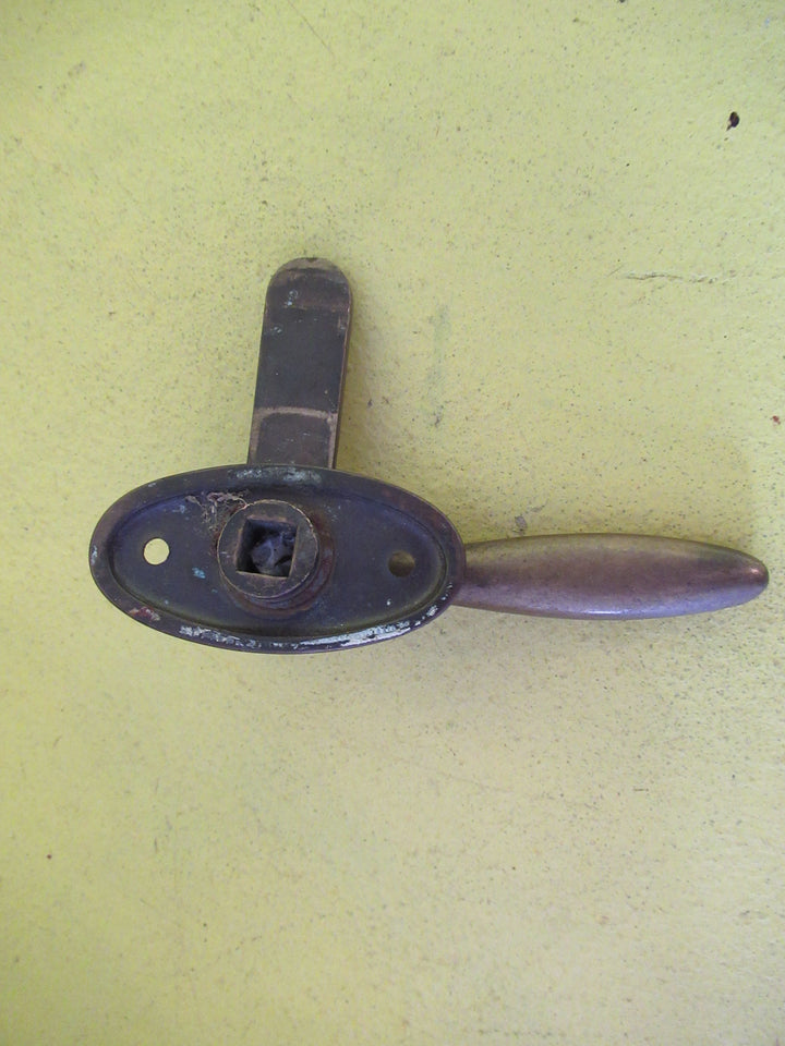 Victorian Solid Antique Bronze French Door Latch 60L x 35W