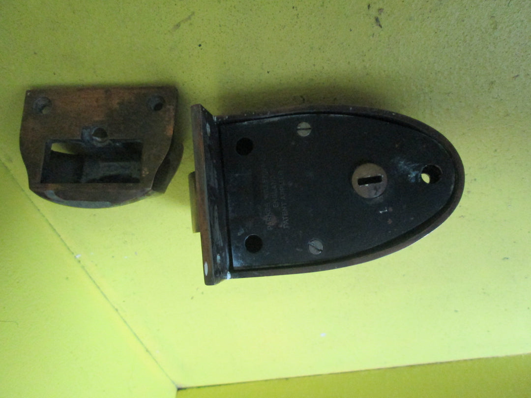 Parkes Willenhall Union Copper Night Latch 125L x 65W x 30D