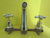 Wide Spread Two Handles Bathroom Faucet in Chrome