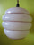Art Deco Soft Pink Beehive Ceiling light with Bakelite Fitting  70H x 55W