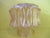 Art Deco Amber Iridescent Solid Enclosed Light Shade  130H x 135W