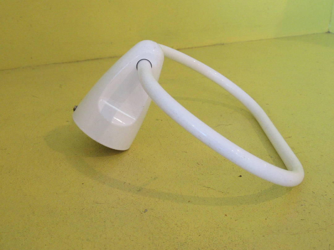 Modern White Oval Hand Towel Holder  50W x 80D x 200L
