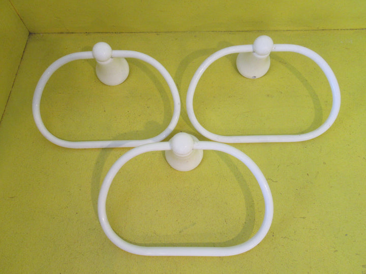 White Rectangular Hand Towel Holder  50W x80D x 200L